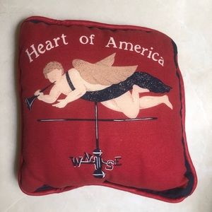 Vintage “Heart of America” Pillow